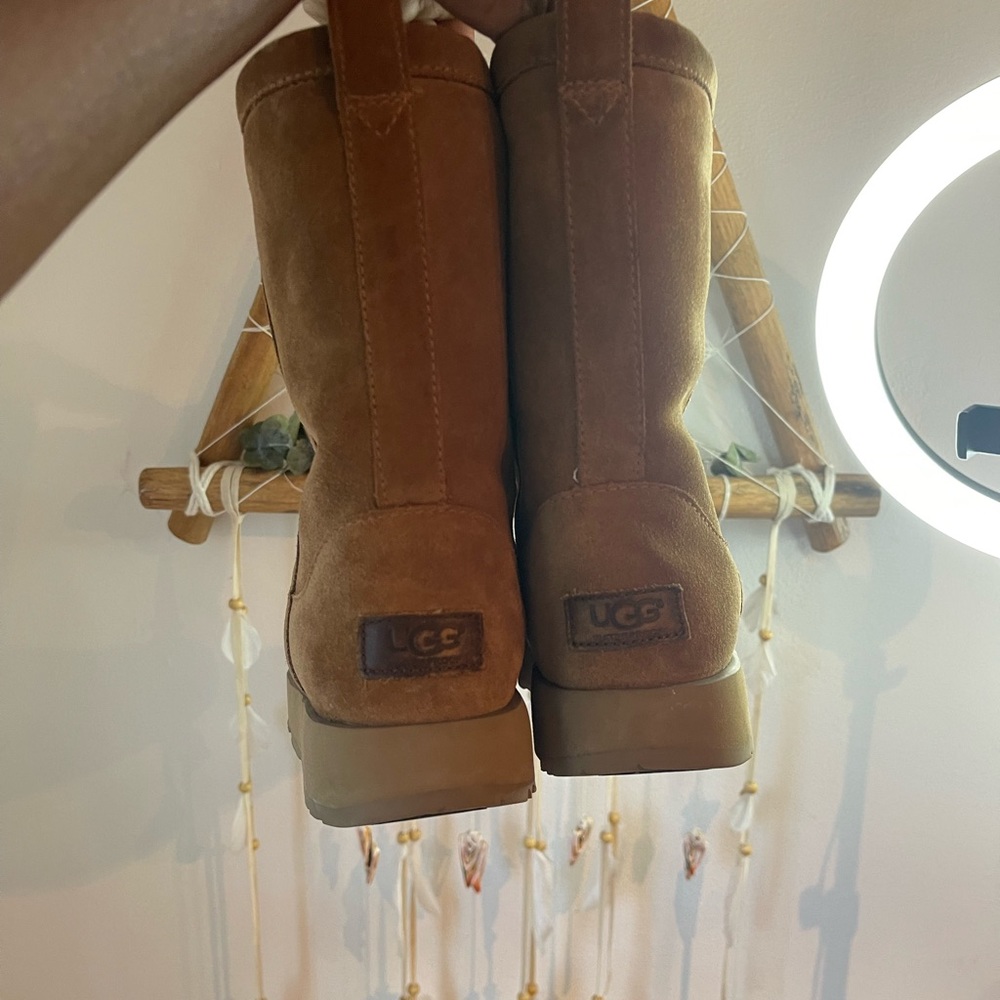 UGG Vibram Sole Classic Chestnut Boot